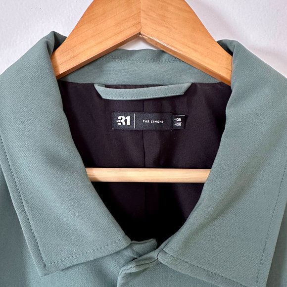 NWT Le 31 Simons Green Jacket & Matching Tapered Pant Set (42R, 34 x 29) - Picture 6 of 7